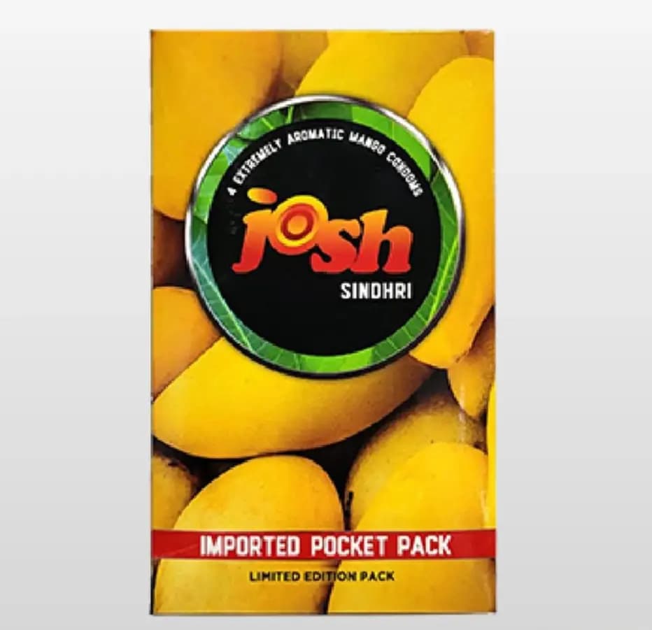 Josh Sindhari Aam Condoms - 36 Condoms Pack (12 x 3s)