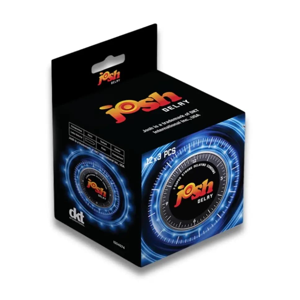 Josh Delay  Condoms - 36 Condom Pack (12 x 3s)