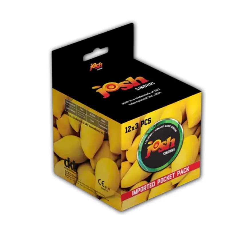 Josh Sindhari Aam Condoms - 36 Condoms Pack (12 x 3s)