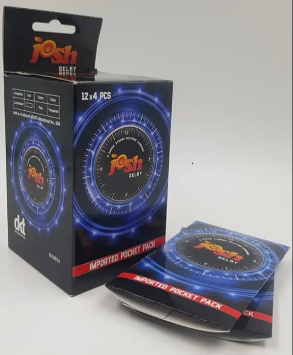 Josh Delay  Condoms - 36 Condom Pack (12 x 3s)