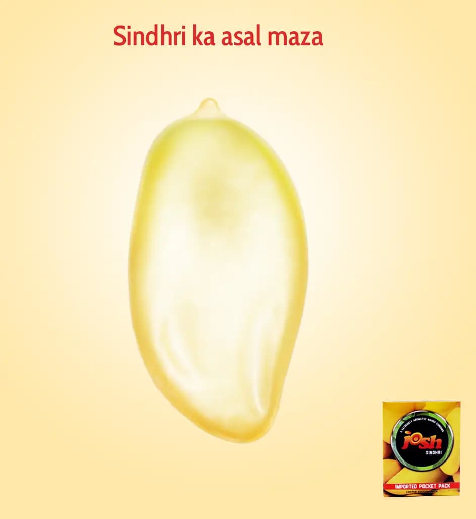 Josh Sindhari Aam Condoms - 36 Condoms Pack (12 x 3s)