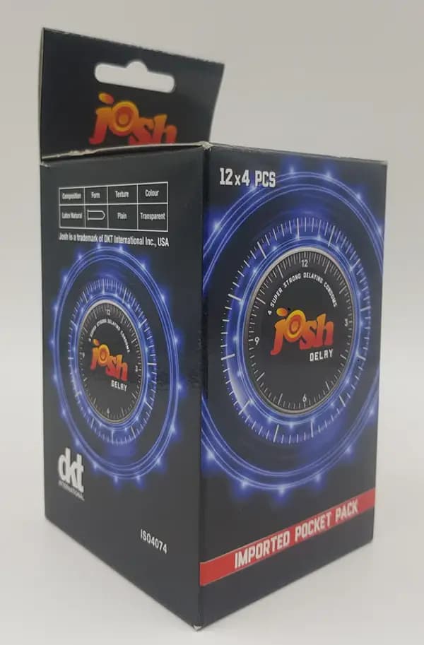 Josh Delay  Condoms - 36 Condom Pack (12 x 3s)