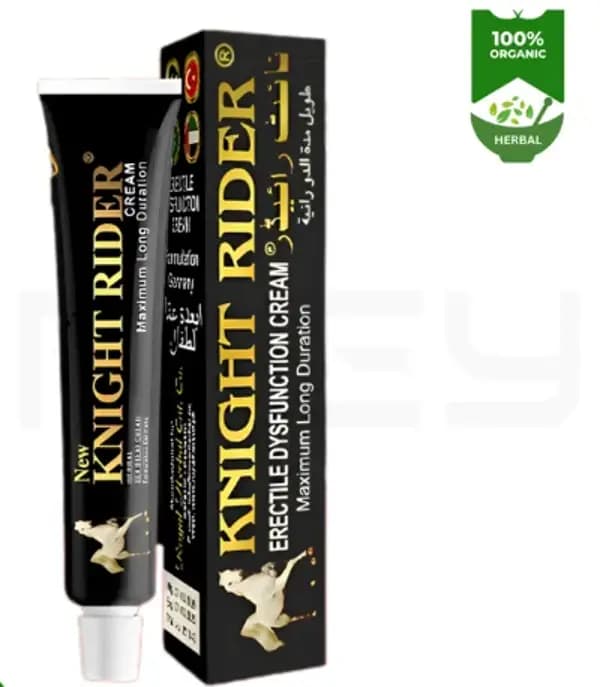 Knight Rider Cream -1 Box - 12 Pcs Erectile Dysfunction Cream