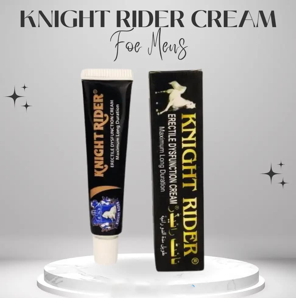 Knight Rider Cream -1 Box - 12 Pcs Erectile Dysfunction Cream