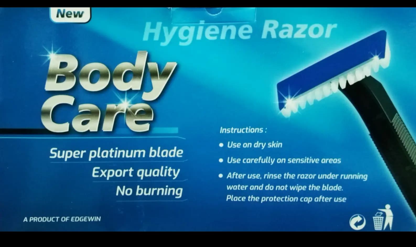 Body Care Hygiene Razor - Export Quality